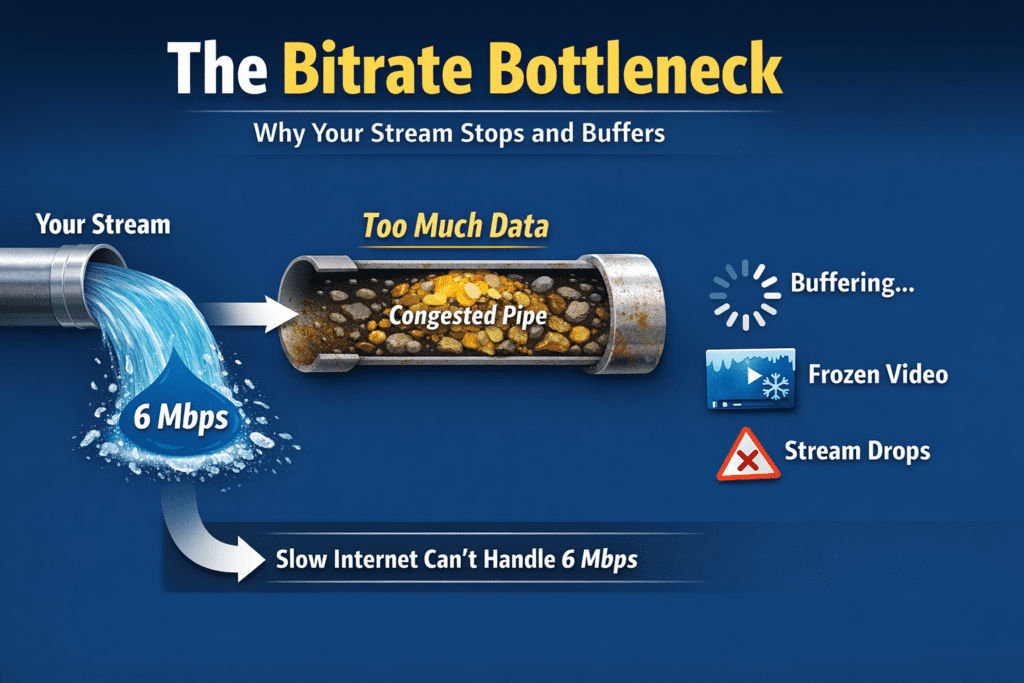 The Bitrate Streaming Bottleneck